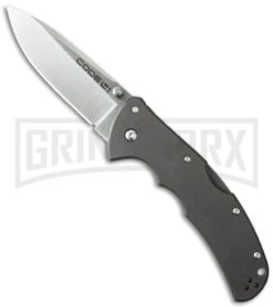 Cold Steel Code-4 Spear Point Folding Knife - Satin Plain