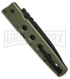 Cold Steel Hold Out I OD Green Folding Knife - Black Plain 5 Cold Steel Hold Out I OD Green Folding Knife - Black Plain -Gerber Knives Store cold steel hold out 1 tri lock od green G10 11HXVG BHQ 43909 er side large
