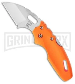 Cold Steel Mini Tuff Lite Orange Folding Knife - Satin Plain