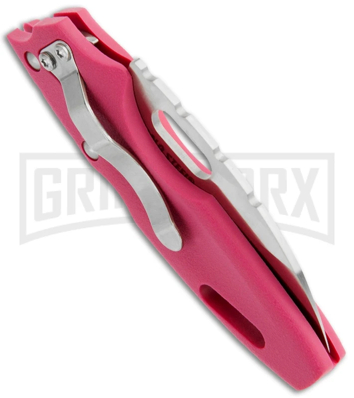 Cold Steel Mini Tuff Lite Pink Folding Knife - Satin Plain 2 Cold Steel Mini Tuff Lite Pink Folding Knife - Satin Plain - Image 2
