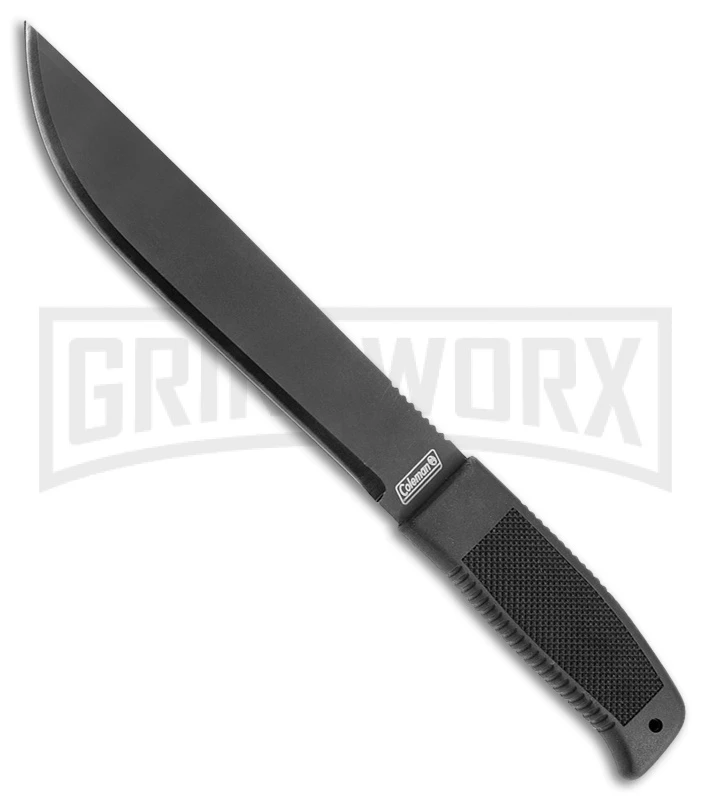 Coleman Hard Truth Black Rubber Machete - Black Plain 1 Coleman Hard Truth Black Rubber Machete - Black Plain