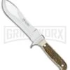 Frost Cutlery Hen & Rooster Prowler Stag Fixed Blade Knife - Mirror Plain