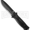 Gerber StrongArm Black Polymer Fixed Blade Knife - Black Serr