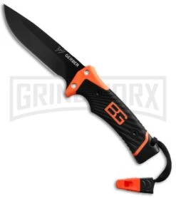 Gerber Bear Grylls Ultimate Pro Fixed Blade Knife - Black Plain