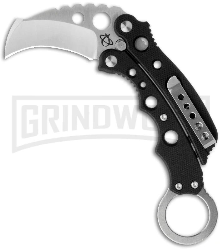Mantis MK-4 Vuja De Balisong Karambit Butterfly Knife - Satin Plain 1 Mantis MK-4 Vuja De Balisong Karambit Butterfly Knife - Satin Plain