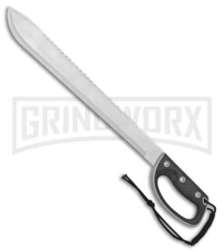 Rite Edge Hedge Smash Black Machete - Satin Plain