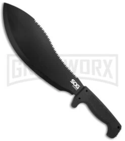 SOG Knives SOGfari Bolo Machete - Black Plain